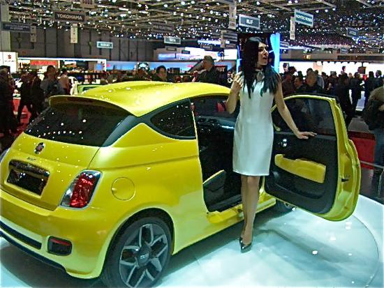 Fiat 500 gelb