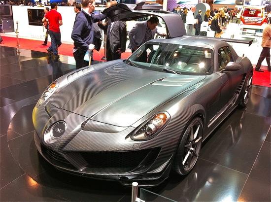 Mansory Cormeum Coupe aus Carbon mit Flügeltüren SLS AMG, 660 PS und sie arbeiten an einer 800 PS Version, Geneva 2011