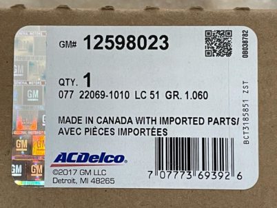 Keilrippenriemenspanner AcDelco 12598023 Cadillac STS SRX XLR