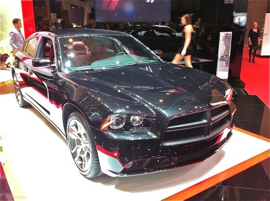 Dodge Charger SRT8 schwarz 2011, Autosalon in Genf