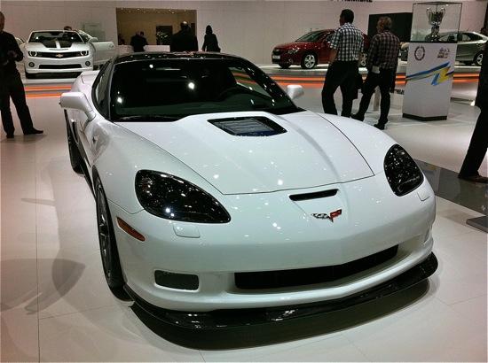 Chevrolet Corvette ZR1 mit Kompressor 2011 am Salon Palexpo