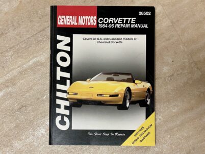 General Motors Corvette Reparaturhandbuch von 1984 bis 1996