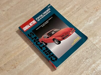 Pontiac Firebid Chilton Reparaturhandbuch von 1982 bis 1994