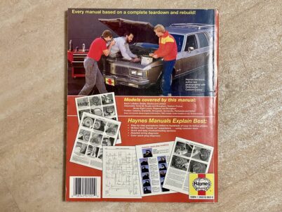 Buick, Oldsmobile, Pontiac Full-Size Models 1970 thru 1990 Automotive Repair Manual by Haynes