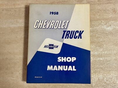 Chevrolet Truck Reparaturhandbuch 1958 von General Motors Corporation