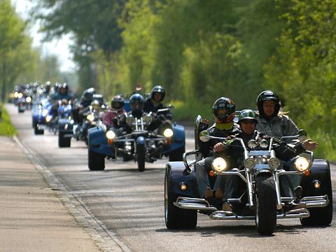 Türöffnung Love Ride Trikefahrer