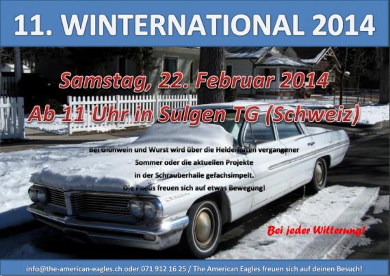 11. Winternational 2014 US Car Treffen in Sulgen