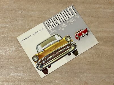 Chevrolet Bel Air 1957 Verkaufsbroschüre Katalog Prospekt von GM Biel