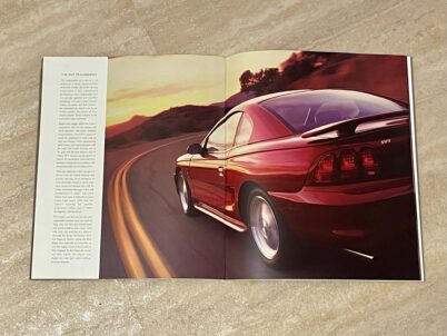 Ford Mustang Cobra SVT Coupe 1996 Broschüre