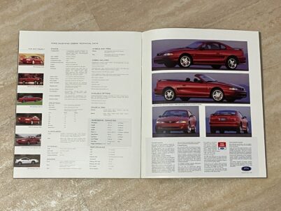 Ford Mustang Cobra SVT Coupe 1996 Prospekt