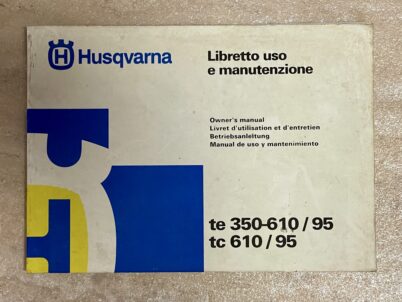 Husqvarna TE350 TE610 TE610 1995 Wartung und Betriebsanleitung