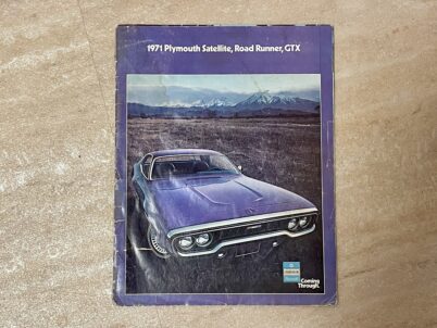 Plymouth Road Runner GTX und Satellite 1971 Prospekt