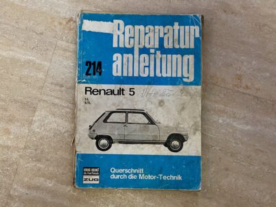 Renault R5 LT und R5 L  Auto Reparaturanleitung Bucheli 214