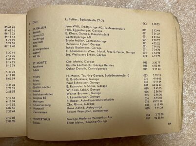 VW Arbeitspreise Heft von Arbeiten an alle Modellen 1954