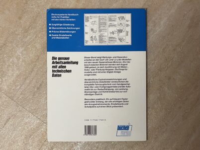 VW Golf Reparaturbuch 936 937 938 von Bucheli Verlag