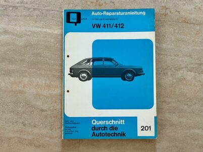 VW Typ 4 Bucheli Auto-Reparaturanleitung mit Maß- und Einstelltabelle Nr. 201