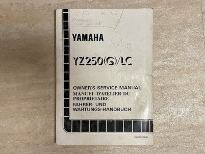 Yamaha YZ 250 1995 Reparaturbuch und Wartungshandbuch von Yamaha Motor Co. Ltd.