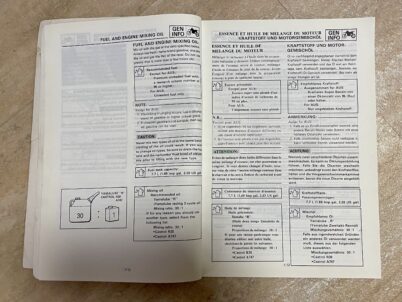 Yamaha YZ 250 1995 Reparaturbuch und Wartungshandbuch von Yamaha Motor Co. Ltd.