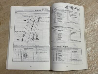 OWNER'S SERVICE MANUAL, MANUEL D'ATELIER DU, PROPRIETAIRE, FAHRER-UND WARTUNGS-HANDBUCH, MANUALE DI SERVIZIO DEL, PROPRIETARIO, MotoCross Yamaha YZ250(K)/LC Yamaha YZ 250 Motocross Fahrerhandbuch Reparaturbuch 1998