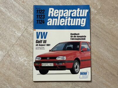 VW Golf ab 1991 1,4 1,8 2,0 Reparaturbuch Bucheli 1122 1123 1124