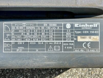 Einhell CEN 150 EC Elektrodenschweißmaschiene portabel